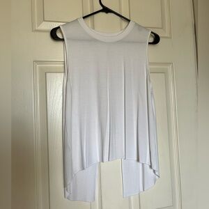 Lorna Jane Split Back Silky Sleeveless Top - XS